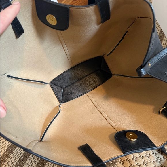 Polene Cyme Mini textured black bag - Picture 5 of 10